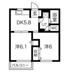 ファミール蓼野の物件間取画像